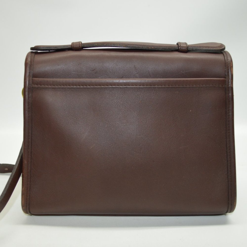 SOLD🚫Coach Vintage USA Made Leather Court Bag - Picture 5 of 15